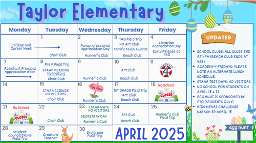 May Calendar